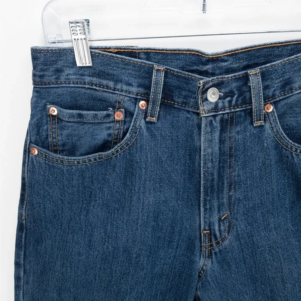 Levi’s 550 Relaxed Fit Straight Leg Jeans Men’s 31x34 Dark Wash Blue Workwear